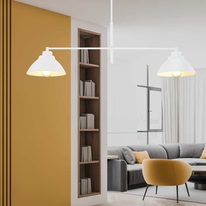 Kiwan 2 - Light Cone Chandelier, White