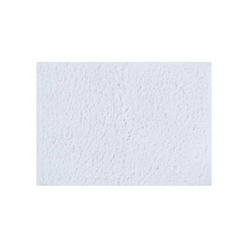 Tapis de salle de bain Micro, Rectangle 17 po x 24 po, Blanc