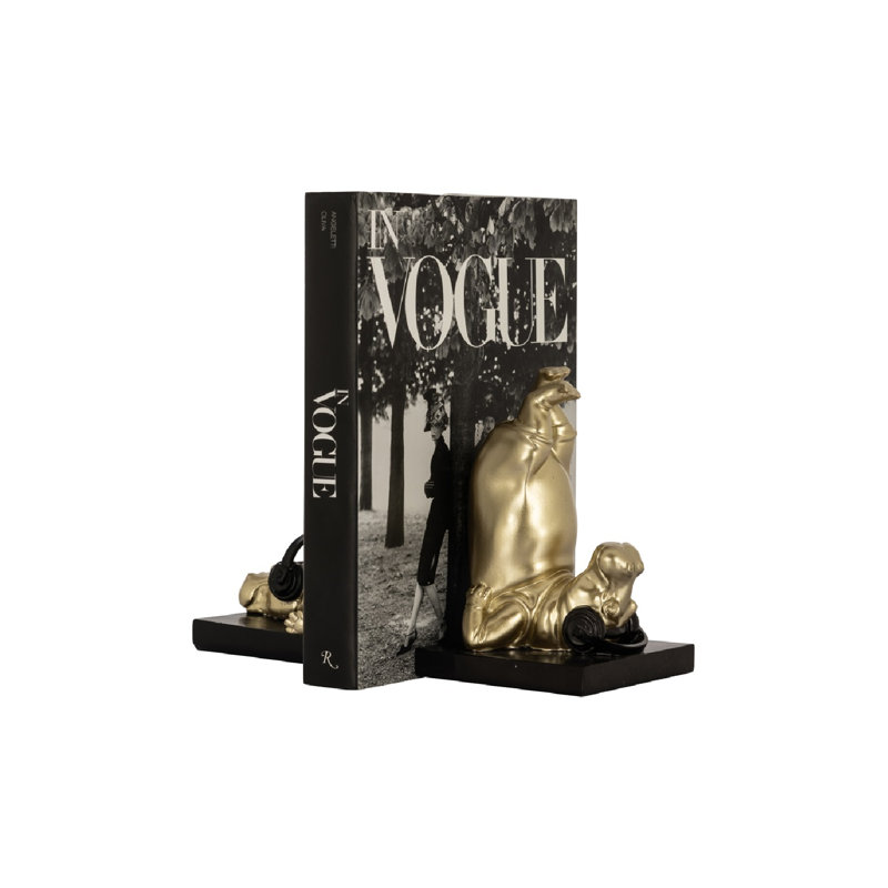 Hippo Modern & Contemporary Polyresin Bookends