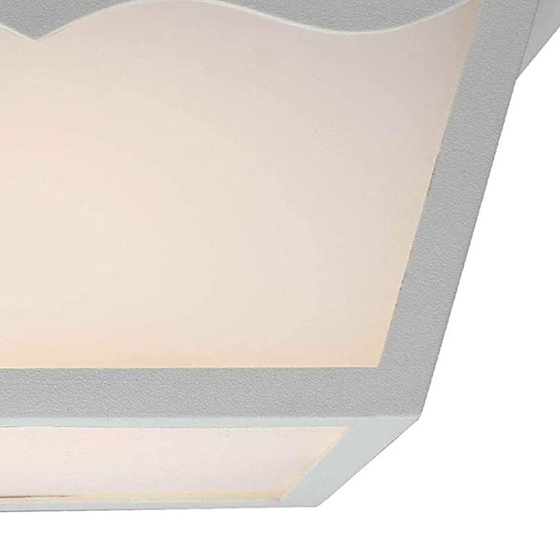Gulbahar Acrylic LED Flush Mount, 5.5" H x 8.25" W x 8.25" D