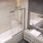 Clearbrook 40'' W 55'' H Semi-Frameless Rectangle Reversible Tub & Shower Kit