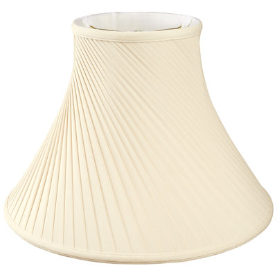 Abat-jour cloche en soie / shantung (araignée)