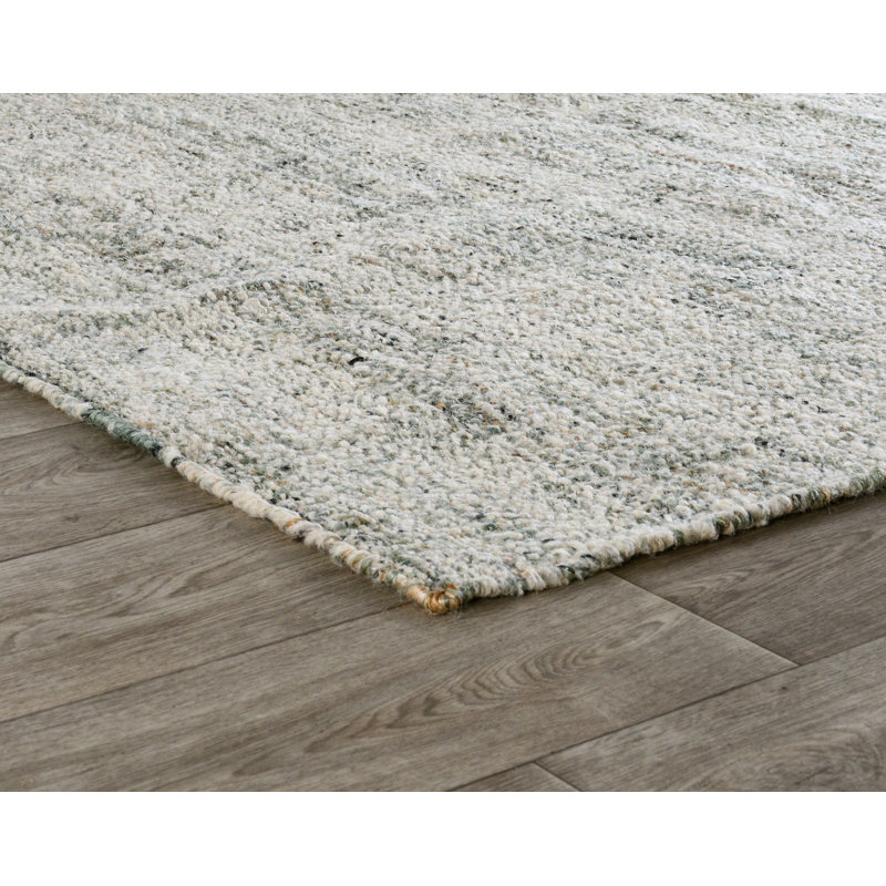 Abstract Area Rug in Gray, Rectangle 5' x 8'