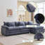 Canapé modulaire 120 po Comfy Cloud-1946807547