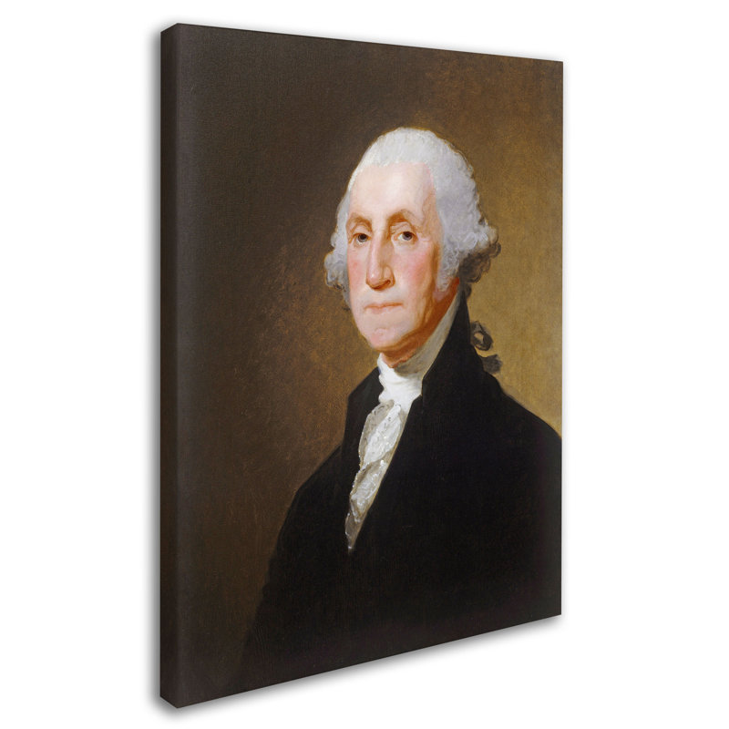 «George Washington 1821», reproduction sur toile tendue, H 32 po x l 24 po x P 2 po