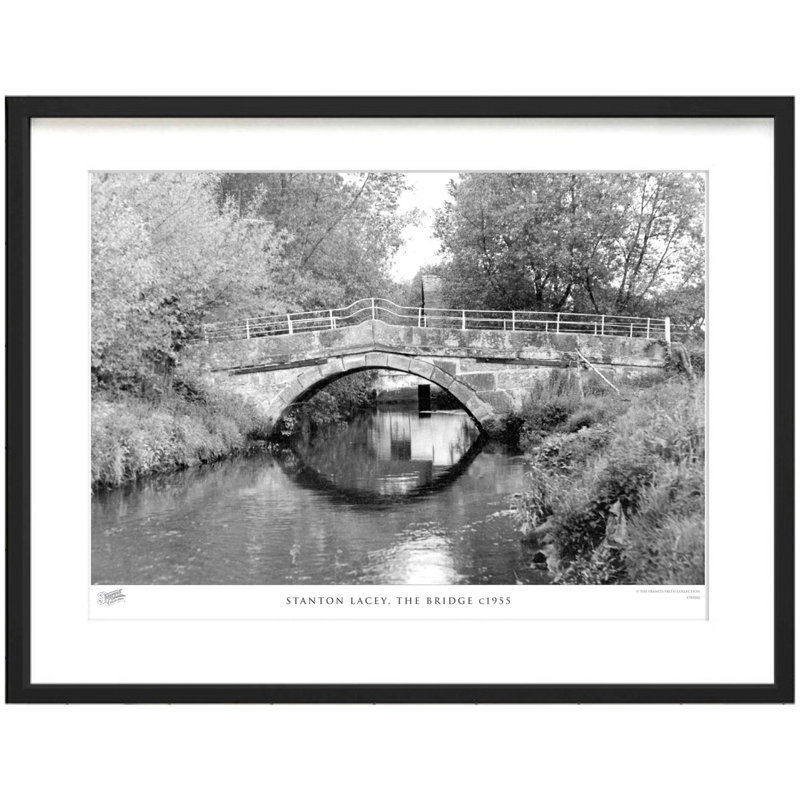 Stanton Lacey, The Bridge C1955 - Single Picture Frame Print, 28cm H x 36cm W x 2.3cm D