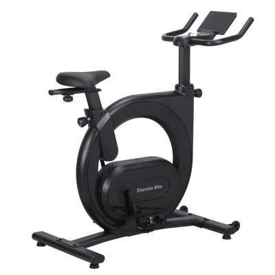 Exercise Bike Magnetic Resistance Indoor Cycling Bike with Adjustable Seat LED Digital Monitor Compatible Workout App & 300LBS Weight Capacity