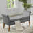 Mynika Grey Bench With Storage