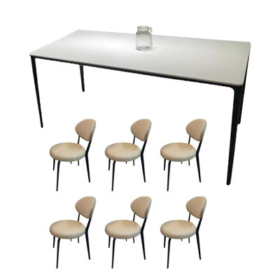 Table de salle à manger Pure White Rock