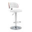 Swivel Bar Stools Seat Adjustable H 62-84cm Barstools with Upholstered Back(set of 2/4)-2059650889-2059650888
