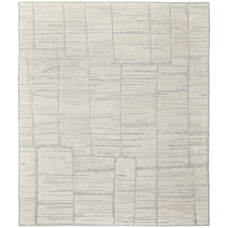 Thom Filicia Wool Geometric Area Rug, Rectangle 5' x 8'