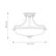 Elberta Glass Semi Flush Mount-1458349855