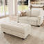 Canapé-lit rembourré en velours avec rangement Shavera-888495552