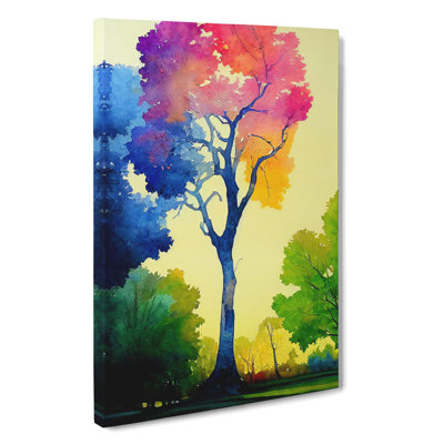 A Painted Tree No.2 - Wrapped Canvas