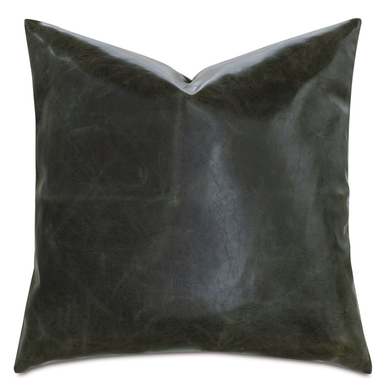 Muse Square Pillow Cover & Insert, Emerald, 24"H x 24"W