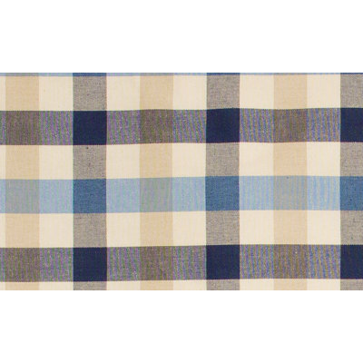 Ruskin Cotton Checkered Tailored Cafe Curtain