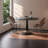 French simple round dining table