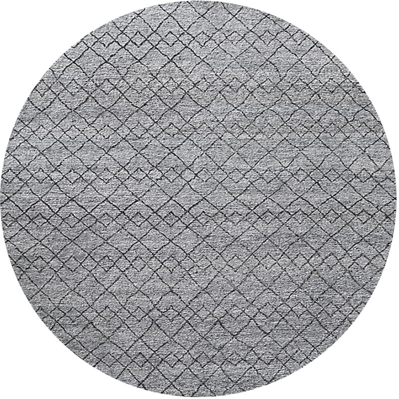Tapis gris Borodino, Rond 8 pi