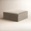 Repose-pieds carré en velours Deirdre-1667620422