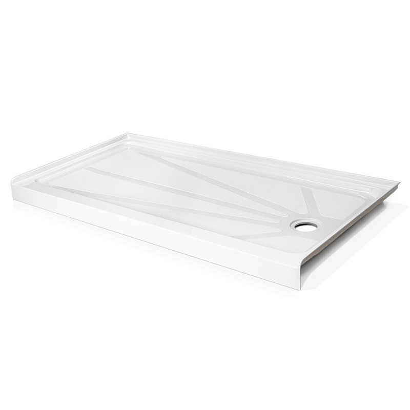 Ella Shower Base Acrylic 30" x 60" Right Drain, Right