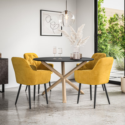 Adriunna 4 - Person Dining Set