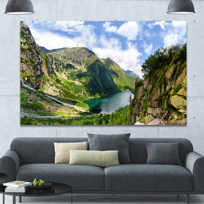 « incroyable view of tatra montagne », reproduction de photo sur toile tendue