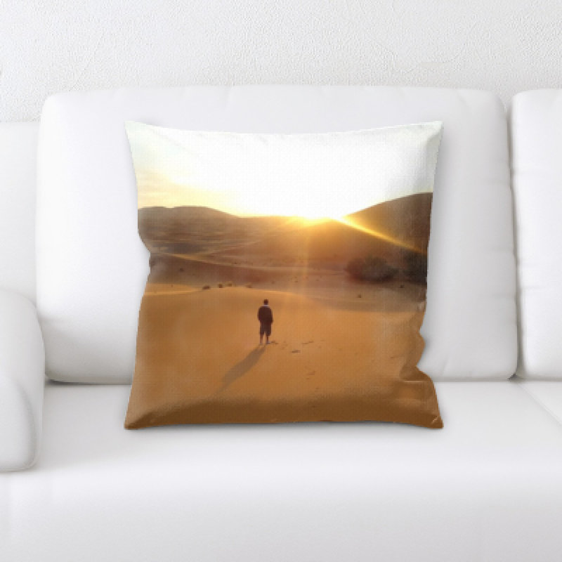 Coussin coucher de soleil Desert