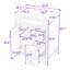 Meuble-lavabo simple autoportant moderne avec lavabo en céramique, tablette réglable et charnières à fermeture douce-1671408960