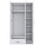 Hovag 3 Door Manufactured Wood Wardrobe