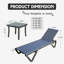 Chaise longue d'extérieur Raheemah-390210148