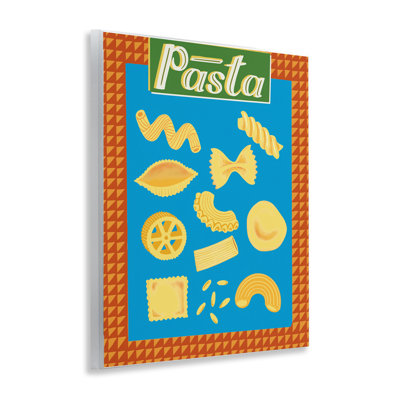  Vintage Pasta Types Wall Plaque Art by Jo Reid