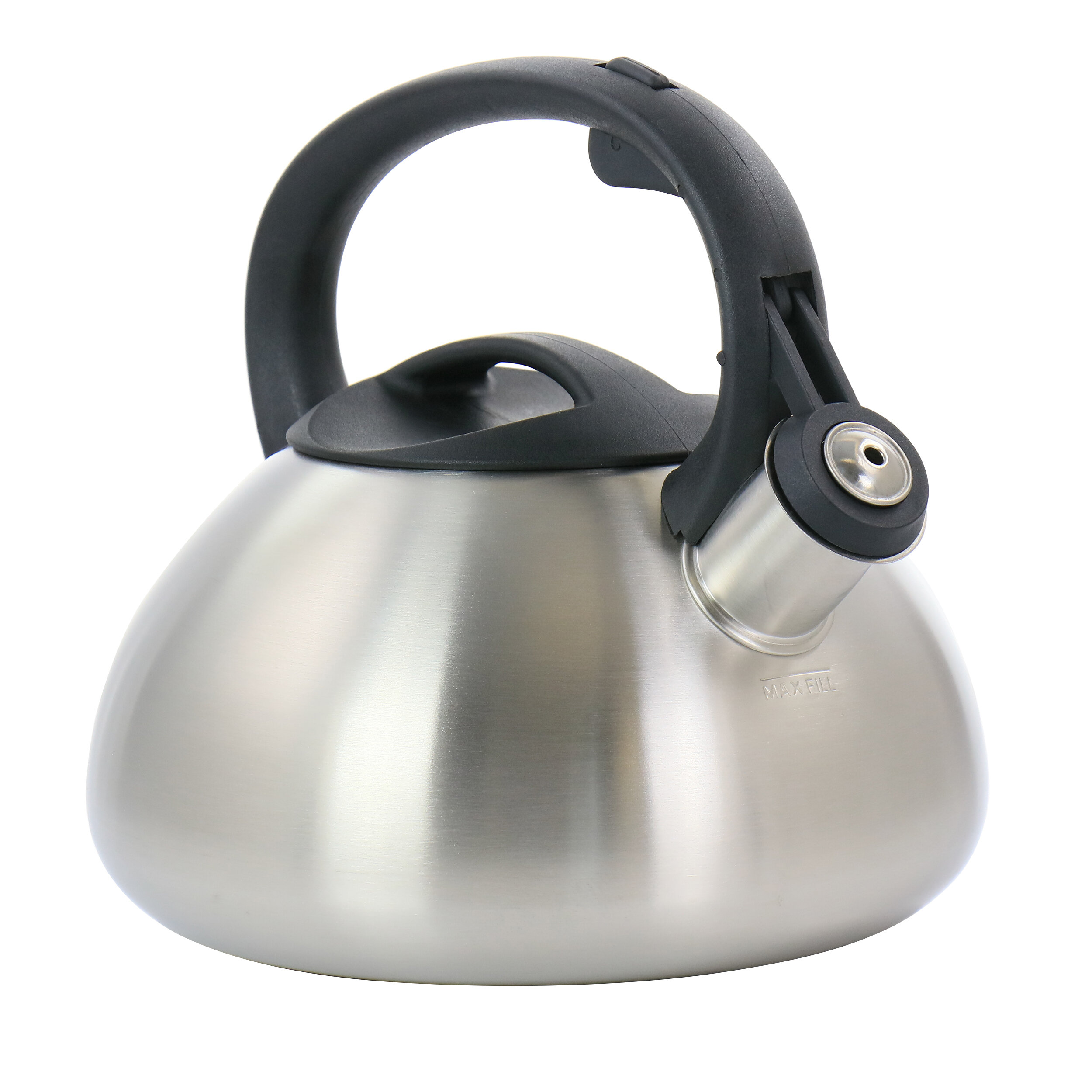 J&V Textiles 10-Cup Stainless Steel 2.5 qt. Whistling Tea Kettle | 885