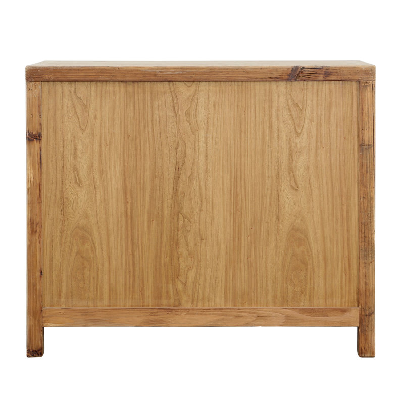 Merwin 42" Wide 2-Dr Reclaimed Pine Sideboard, Light Natural Warmwash