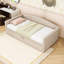 Lit de jour simple rembourré avec couchette-1099048413