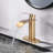 Single-Hole Single-handle Bathroom Faucet with Drain Assembly-92758993