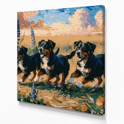 Dogs Lancashire Heeler Brown Canvas Wall Art
