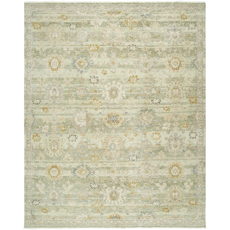 Anelka Hand Knotted Area Rug, Rectangle 10' x 14'