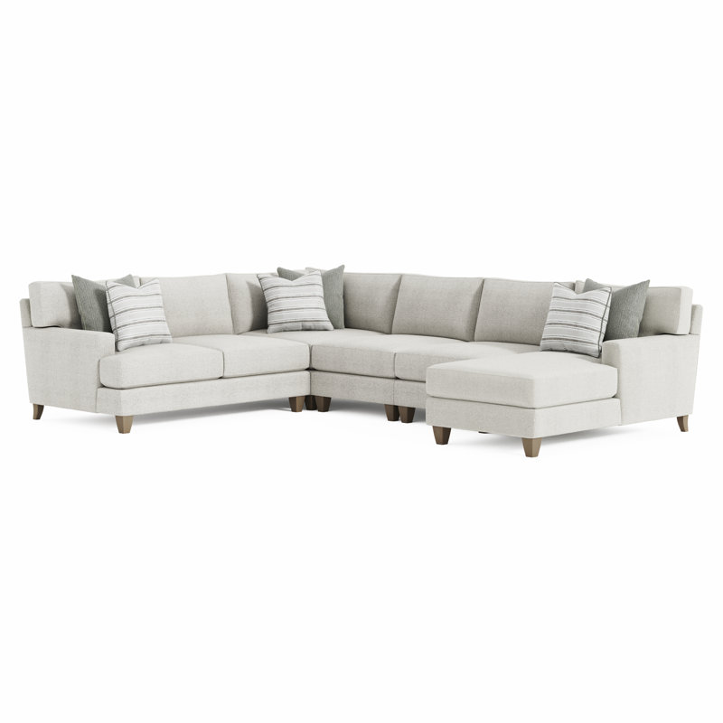 Sectional, 33.50" H x 137" W x 33.50" D, Right Hand Facing