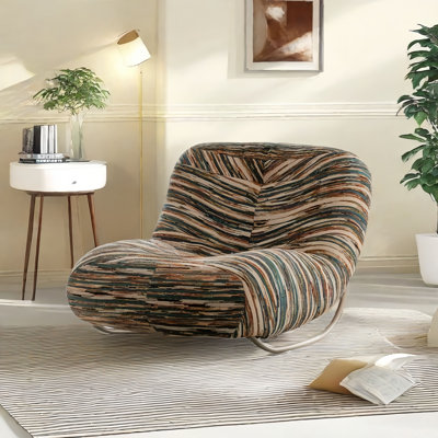 Modern Upholstered Rocking Chair