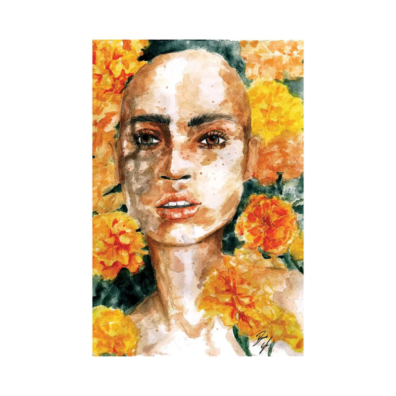 Marigold by Brooke Ashley - Wrapped Canvas Print, 66.04 cm H x 45.72 cm W x 3.175 cm D