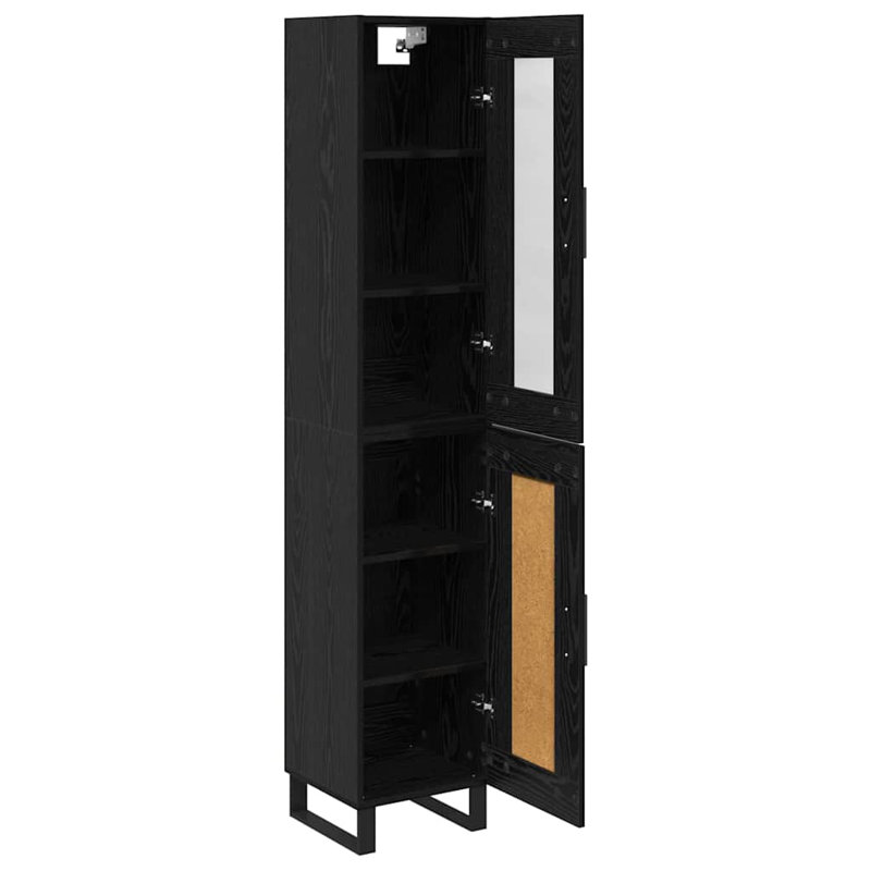 69.5cm Sideboard, Black Oak