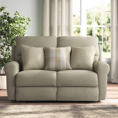 Aneeta Lay Flat Reclining Loveseat by Lark Manor