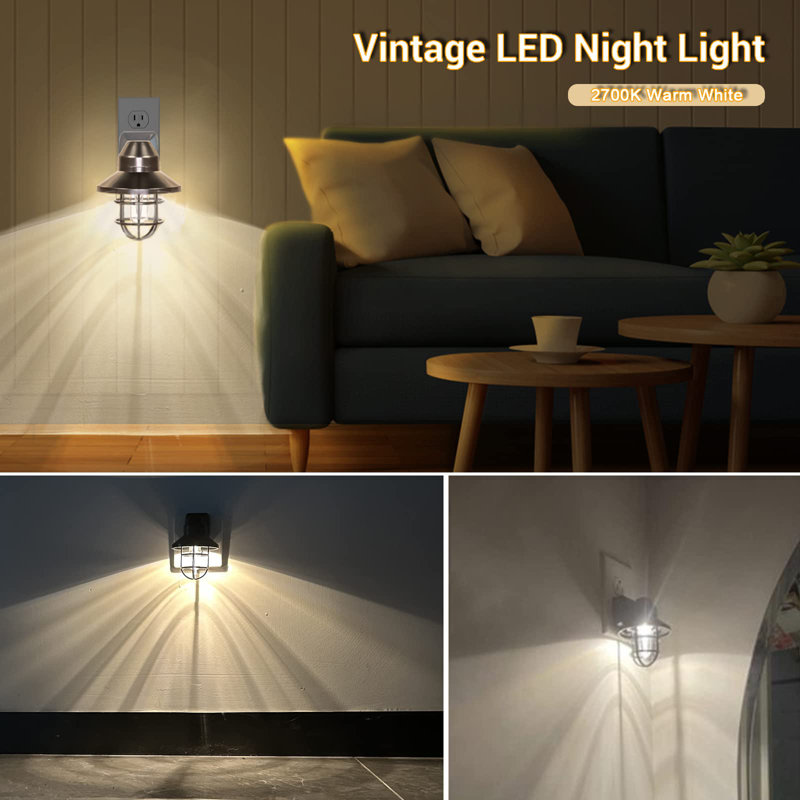 ight Lights Plug Into Wall with Dusk to Dawn