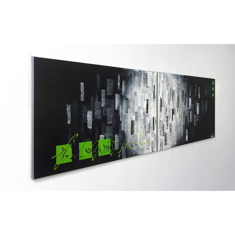 2 Piece Panoramic Painting on Canvas