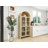 70.28" Tall Arched Kitchen Pantry
