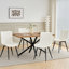 44cm H Cotton Upholstered Metal Side Chair-4628364