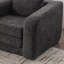 Canapé-lit pliable convertible - Chenille - Gris-1524593659