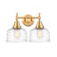 Éclairage pour meuble-lavabo 2 lumières 17 po Caden - H 5,75 po-879870343-924498187-851661686