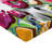 Ambesonne Urban Graffiti Fitted Sheet 2-Pack Throwie Style Multicolor-106777081