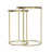 Ashley 16"W Grey and Natural Genuine Contemporary End Tables with Nesting Design, Assembled